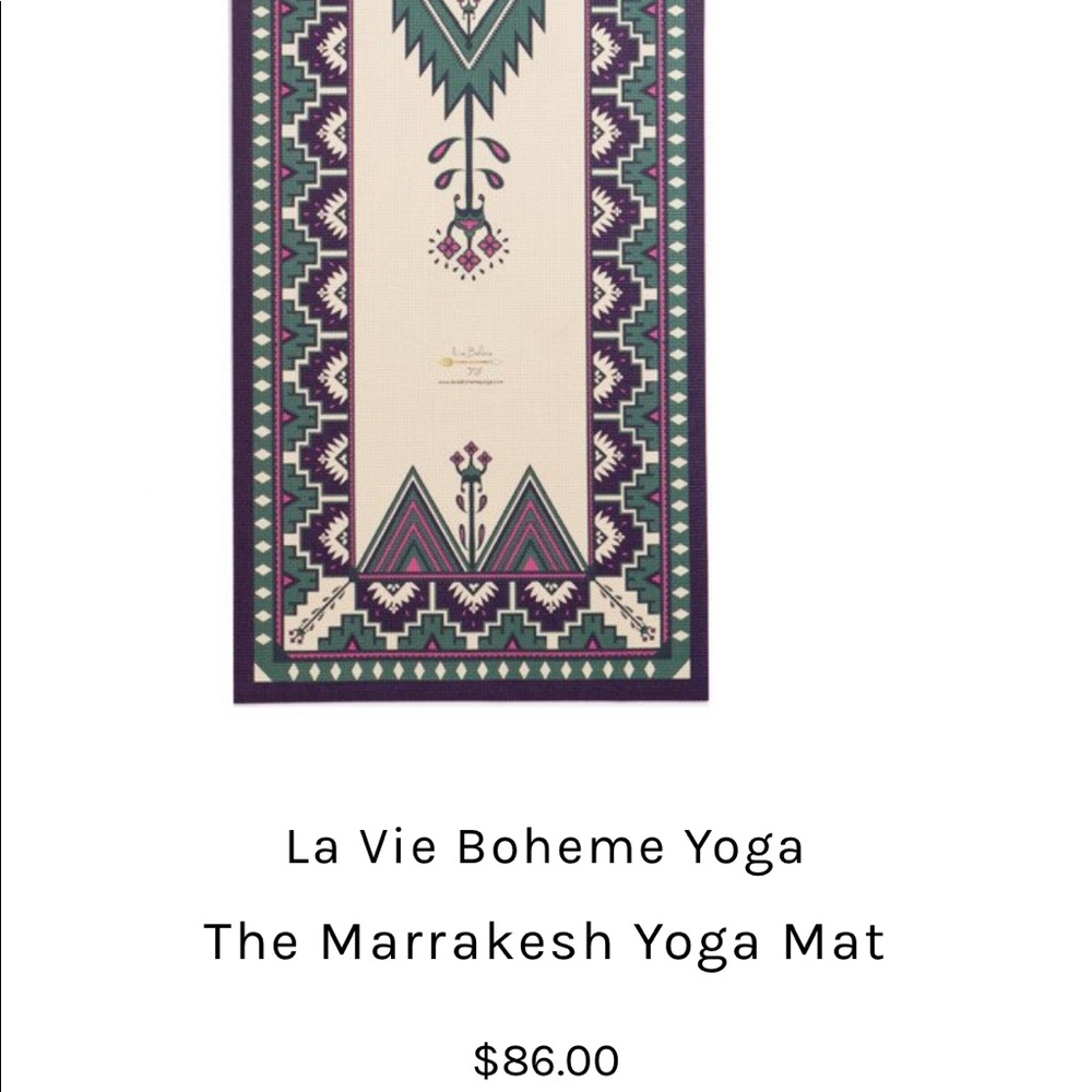 La Vie boheme yoga mat